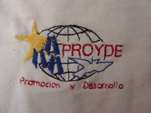 Logo de Proyde borgado en Pan y Guindas (Palencia)