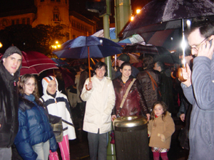 Colaboradores de Proyde Cantabria en la Manifestación de Santander